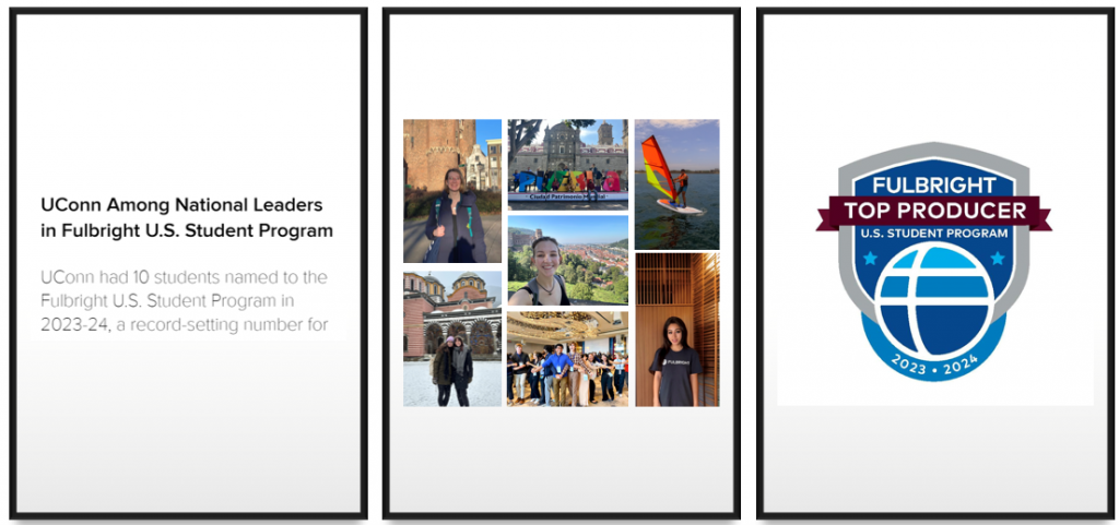 Fulbright Top Producing Institution Banner